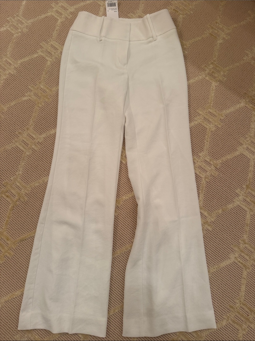 Kookai Cream Flared Dress Pants